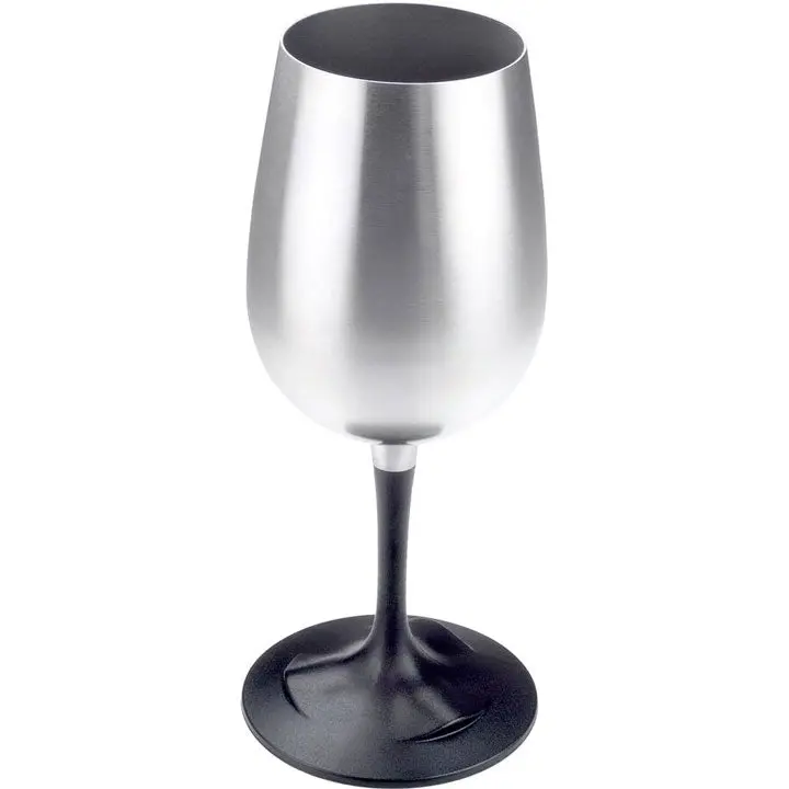 Glacier Stainless Nesting Wine Glasses – Compact, Shatterproof Set For Camping & Travel 1