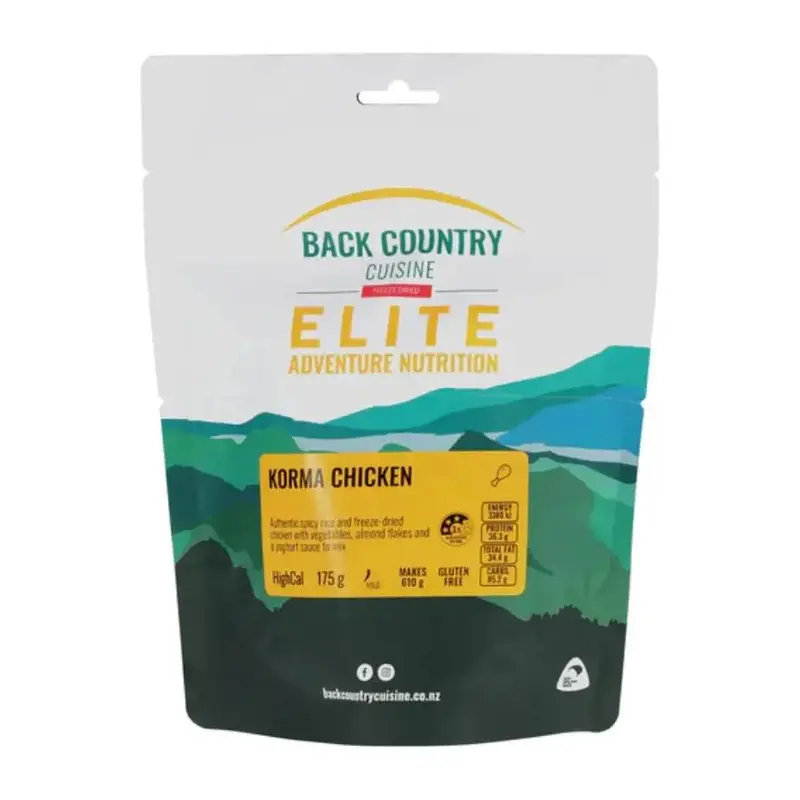 Gluten-Free Chicken Korma Meal – Elite Adventure Nutrition 1