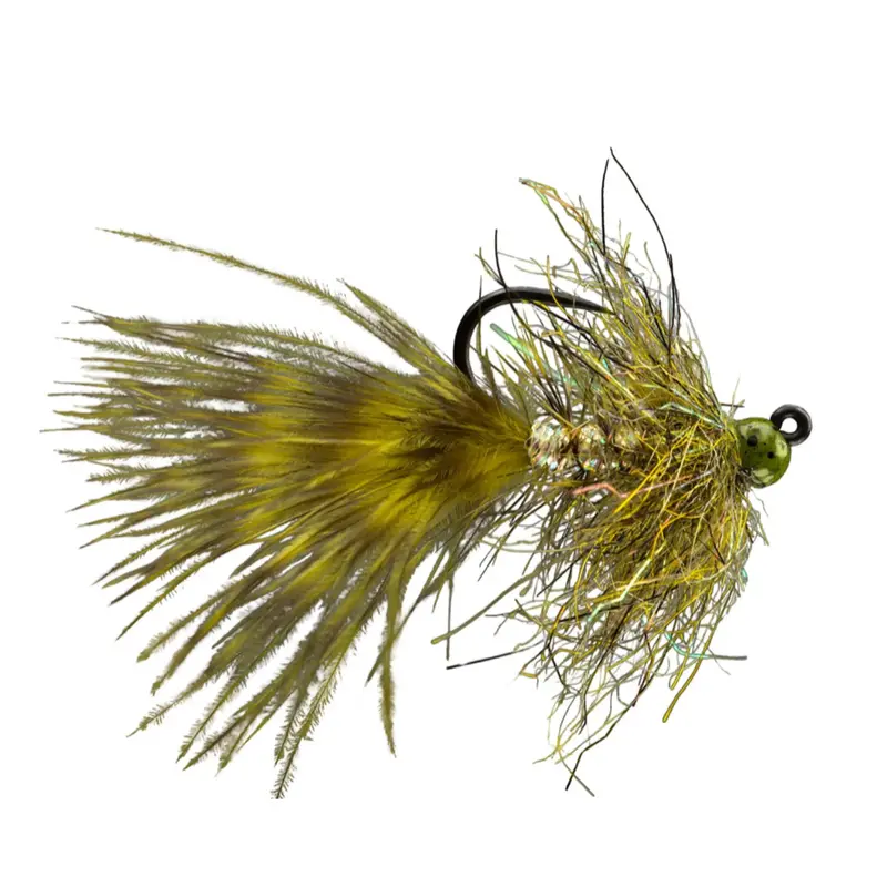 Gold Jigger Nymph – Olive Tone For Subsurface Imitation 1