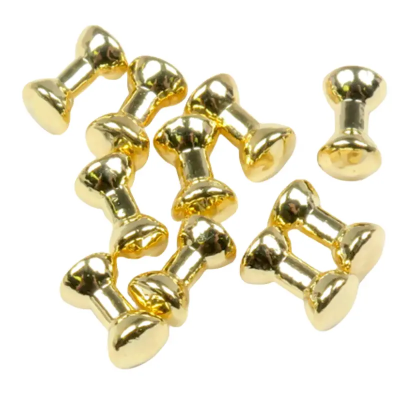 Gold-Plated Dumbbell Eyes – Heavy-Duty Fly Weighting 1
