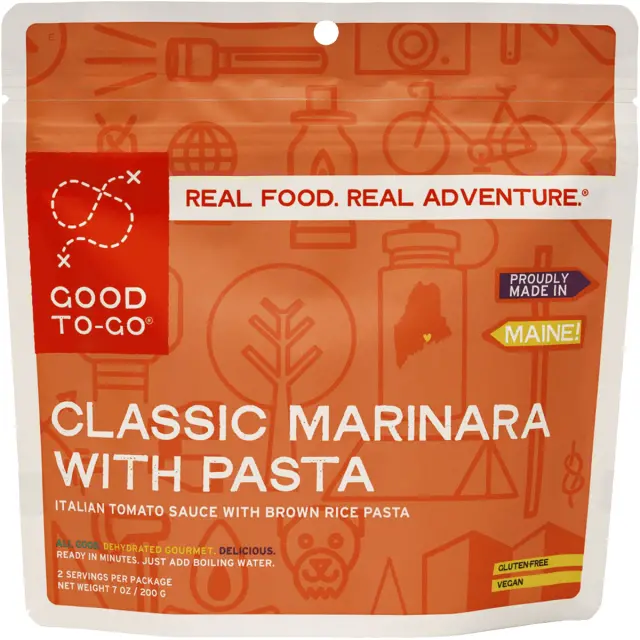 Good To-Go Classic Marinara Pasta Meal 1