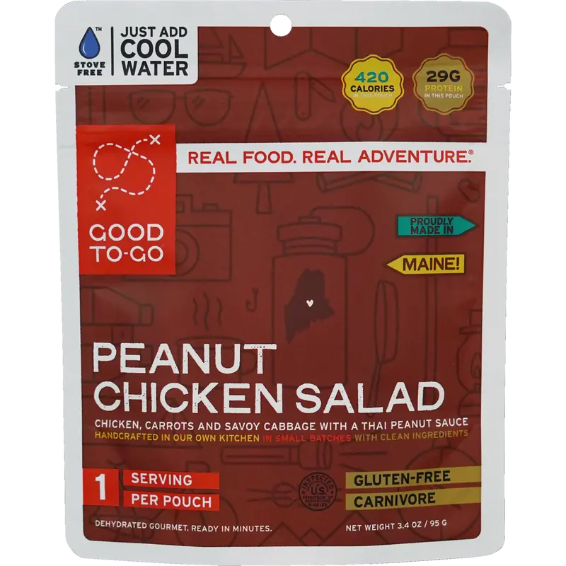 Good To-Go Peanut Chicken Salad – Dehydrated Backpacking Meal 1