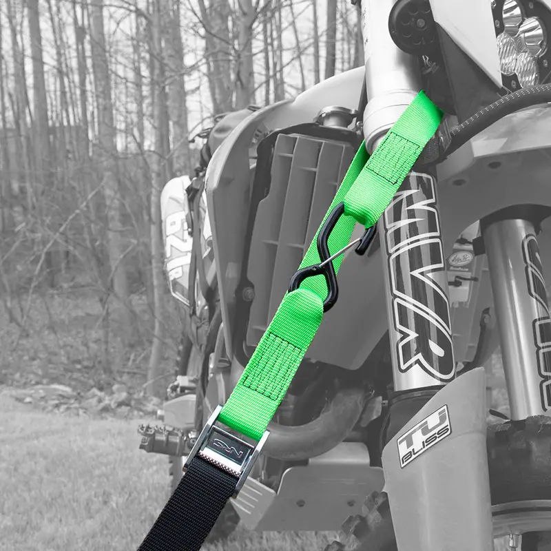 Green Chile Adventure Gear Premium Motorcycle & Atv Tie-Down Straps 1
