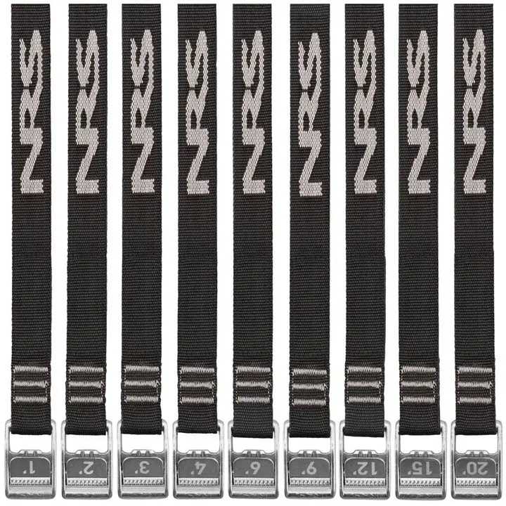 Heavy-Duty 1-Inch Tie-Down Straps With Ratchet Buckle 1