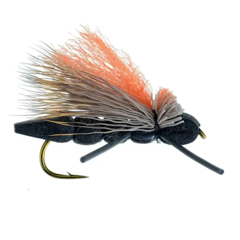 Hi-Visibility Charlie Boy Hopper – Black Foam Terrestrial Dry Fly 1