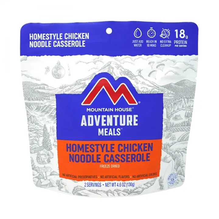 Homestyle Chicken Noodle Casserole Adventure Meal 1