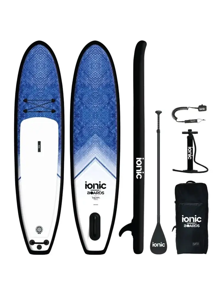 Ionic Blue Mosaic 10'6" Inflatable Paddle Board Package – All-Water Ready 1