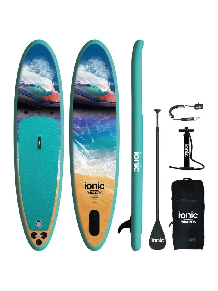 Ionic Teal Wave 11'0" Inflatable Paddle Board Complete Package 1
