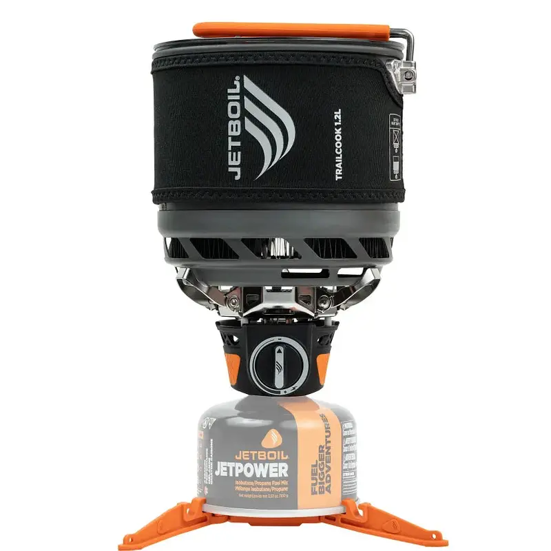 Jetboil Trailcook 1.2L Cooking System – Integrated Backpacking Pot, Burner, And Lid Stand 1