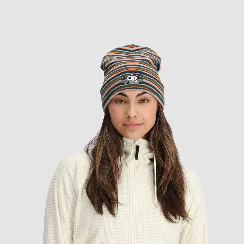 Juneau Stripe Beanie – Unisex Knit Headwear 1