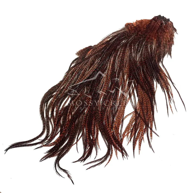 Keough Grade #1 Half-Saddle Grizzly Brown Hackle 1
