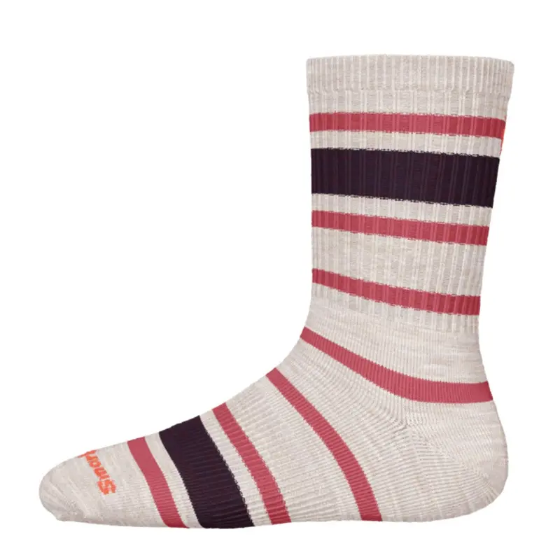 Kids' Hike Light-Cushion Striped Crew Socks 1
