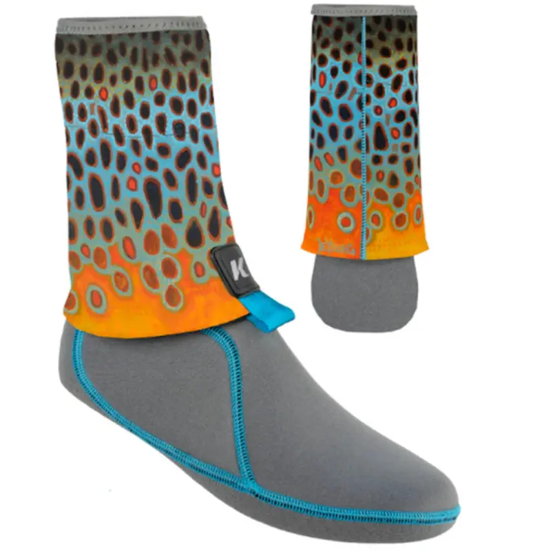 Korkers I-Drain Guard Sock – Deyoung Brown 1