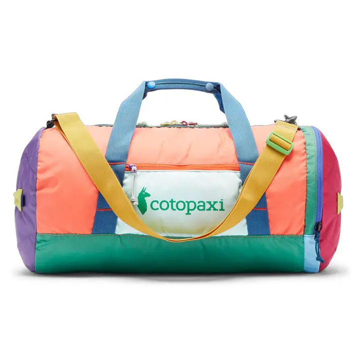 Ligera 32L Del Dia Duffel Bag – One-Of-A-Kind Recycled Fabric Carryall 1