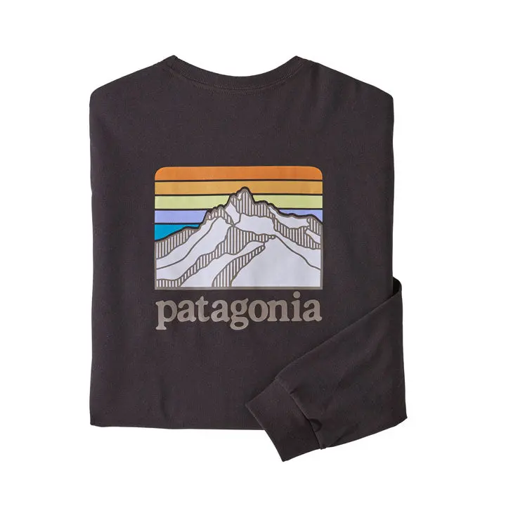Line Logo Ridge Responsibili-Tee – Long-Sleeve Organic Cotton Tee For Men 1
