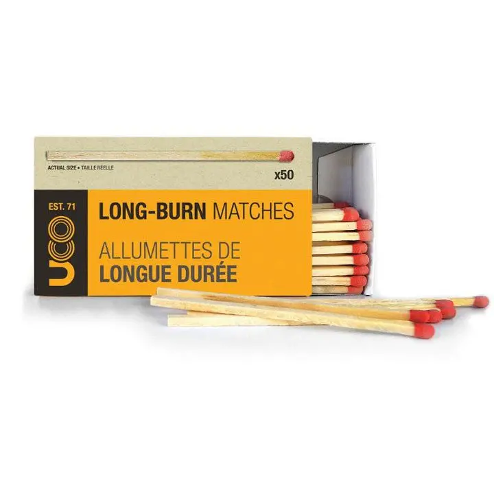 Long-Burn Waterproof Survival Matches – Extended Flame Duration 1