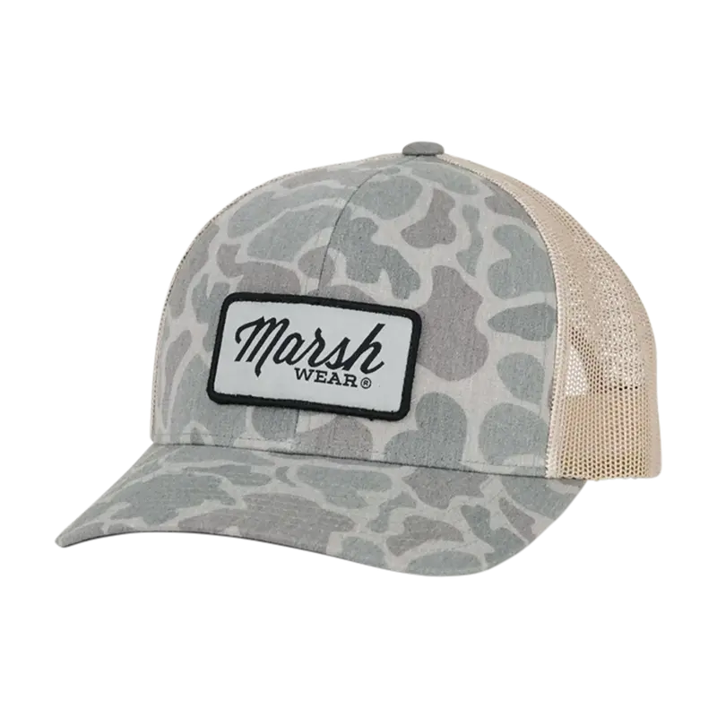 Marsh Wear Script Embroidered Trucker Cap 1