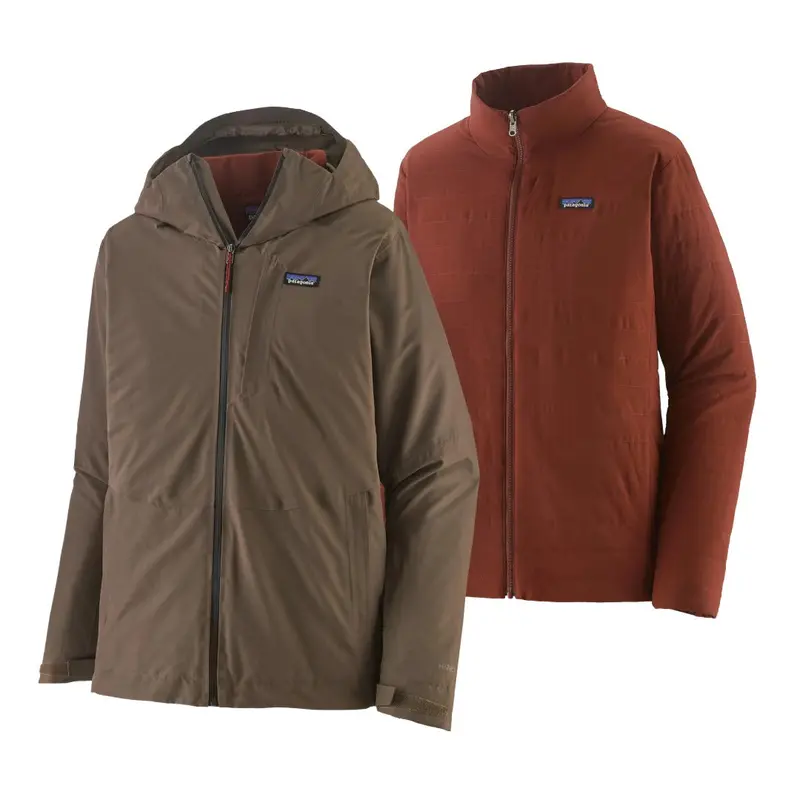 Men’S 3-In-1 Powder Town Insulated Jacket – Detachable Shell & Liner 1