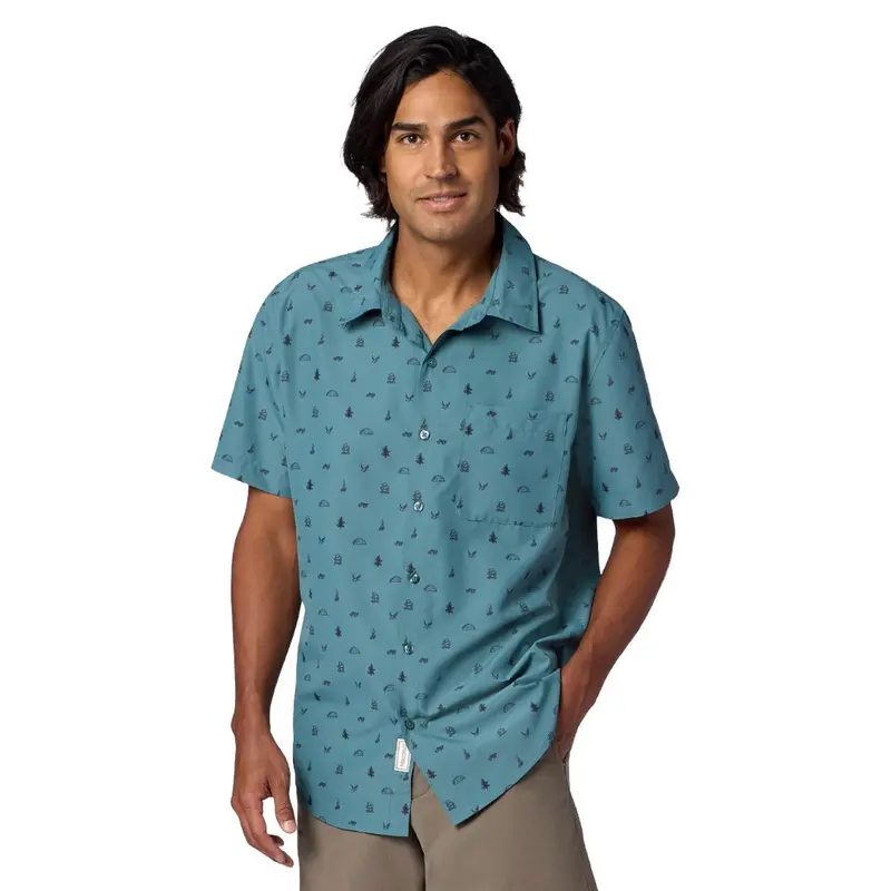 Men'S Airexchange Upf 40 Breathable Short-Sleeve Shirt 1