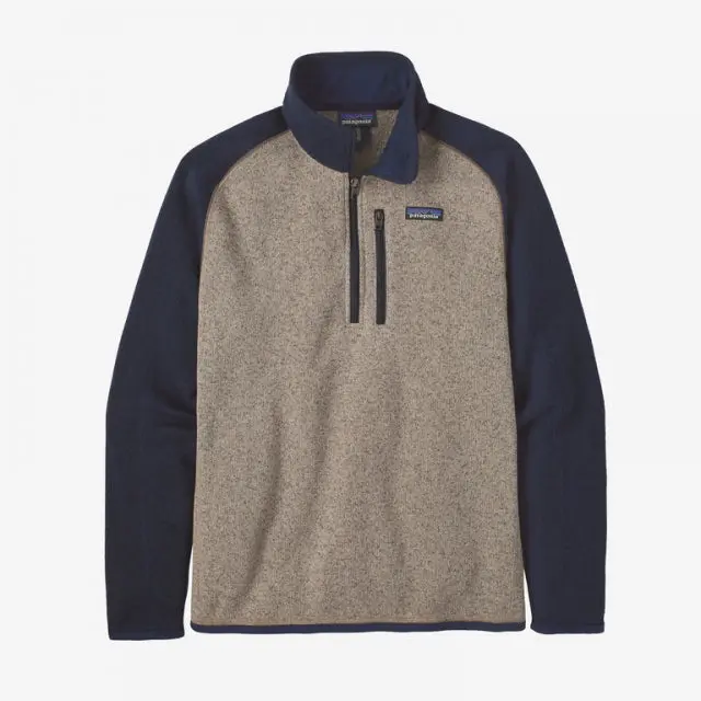 Men'S Better Sweater Quarter-Zip Fleece Jacket 1