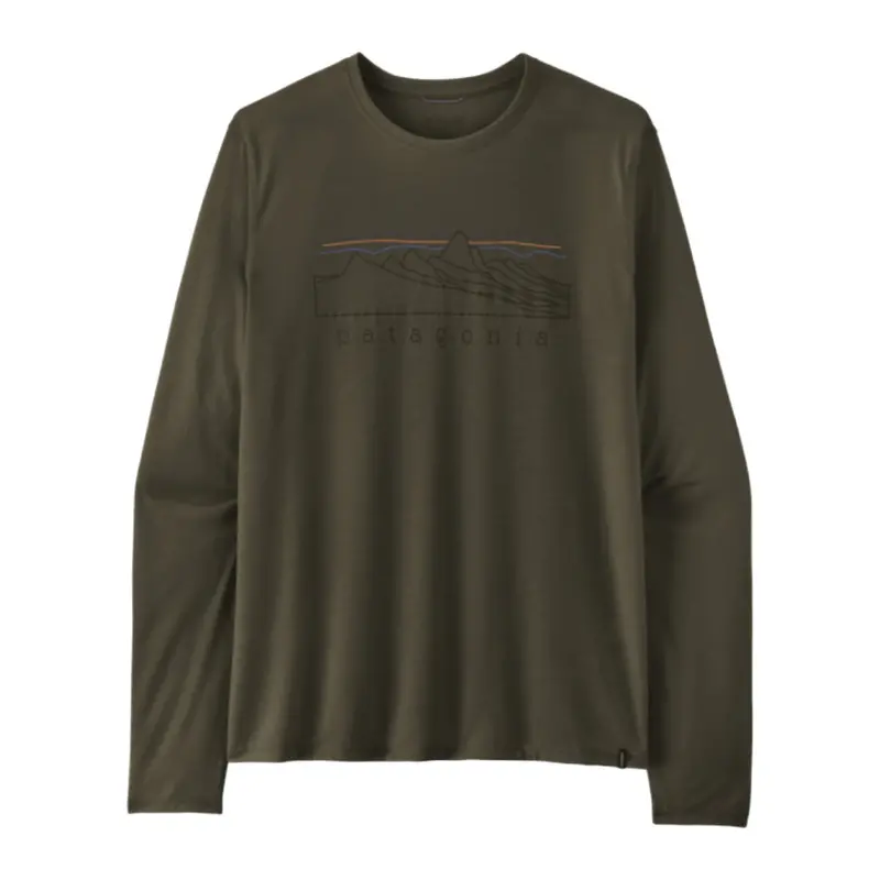 Men’S Capilene Cool Long-Sleeve Trail Shirt – Breathable Graphic Top