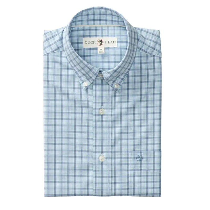 Men'S Classic Poplin Plaid Long Sleeve Shirt 1