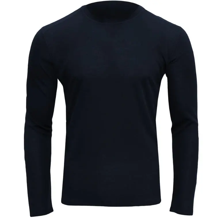 Men'S Double-Layer Crewneck Pullover 1
