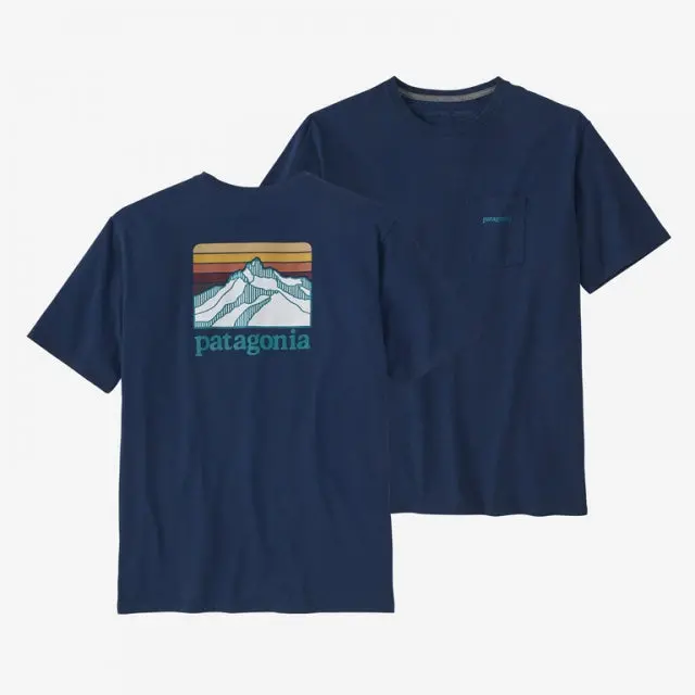 Men'S Line Logo Ridge Pocket Responsibili-Tee 1