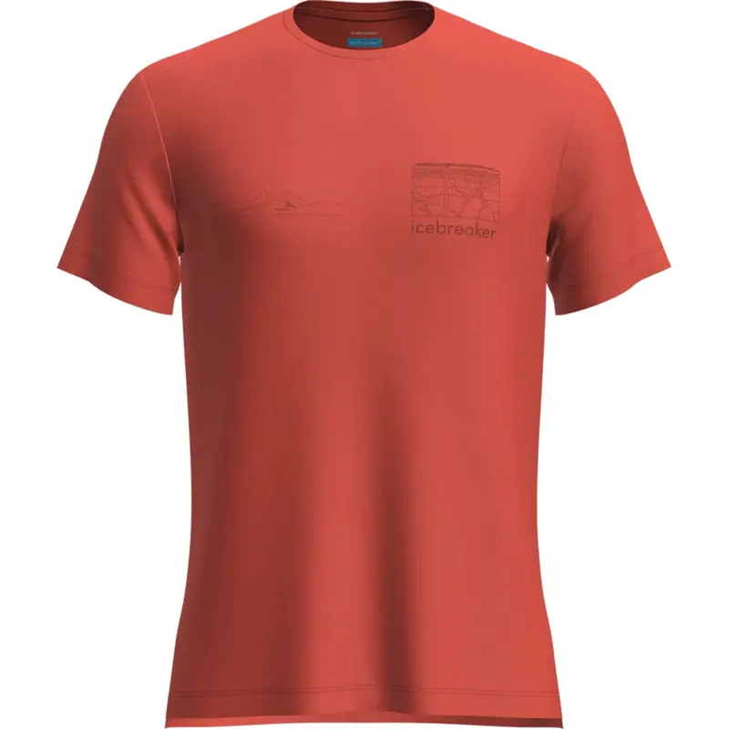 Men'S Merino-Blend 125G Cool-Lite Sphere Short-Sleeve Tee – Trail Edition 1