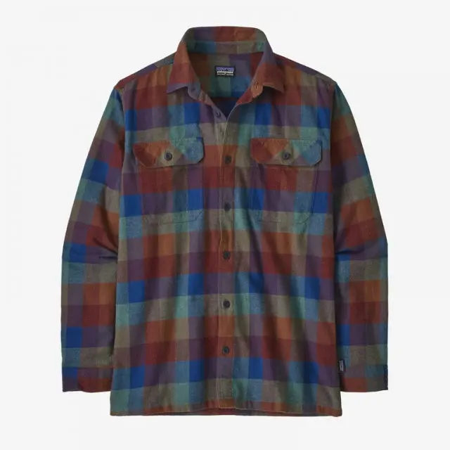 Men'S Organic Cotton Fjord Flannel Shirt – Long Sleeve, Midweight 1