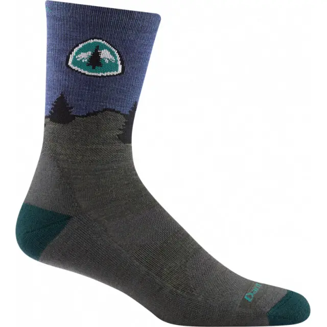 Men'S Pct Micro Crew Hiking Socks – Lightweight With Cushioning 1