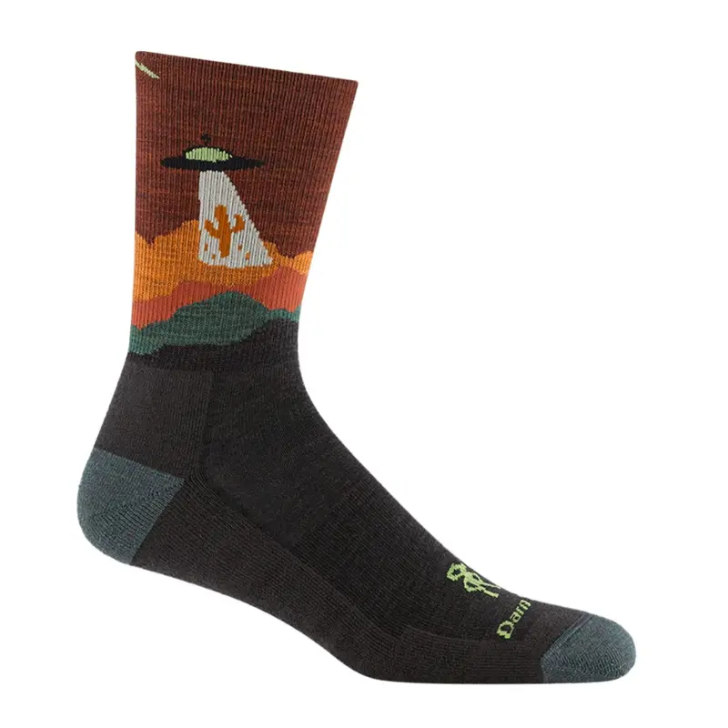 Men'S Spaced Out Micro Crew Socks – Lightweight Cushion 1