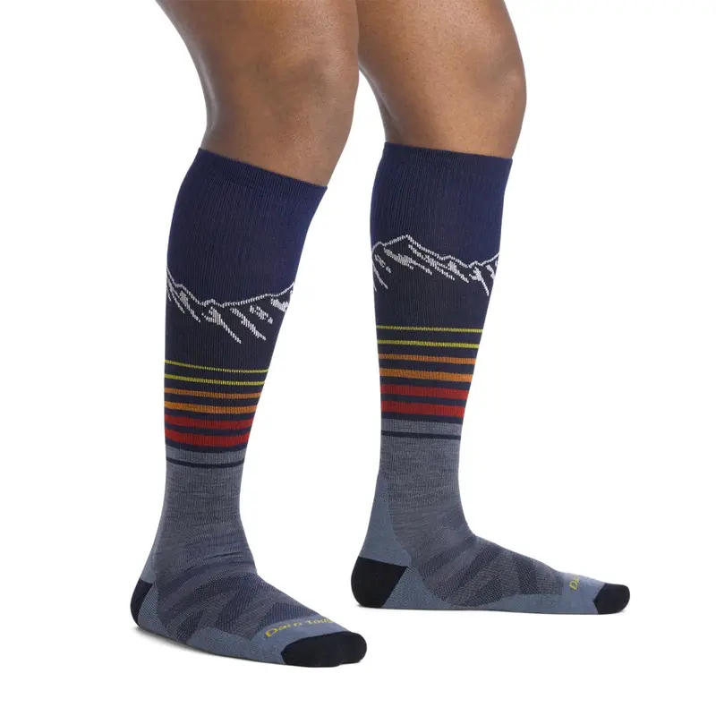Men'S Steep Lines Lightweight Over-The-Calf Ski Socks 1