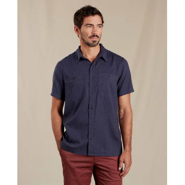 Men'S Taj Hemp Short-Sleeve Shirt 1