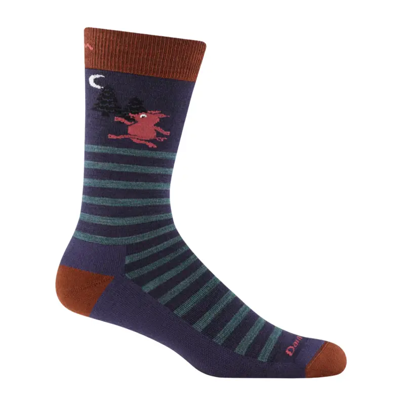 Men’S Wild Life Crew Sock – Lightweight Everyday Comfort 1