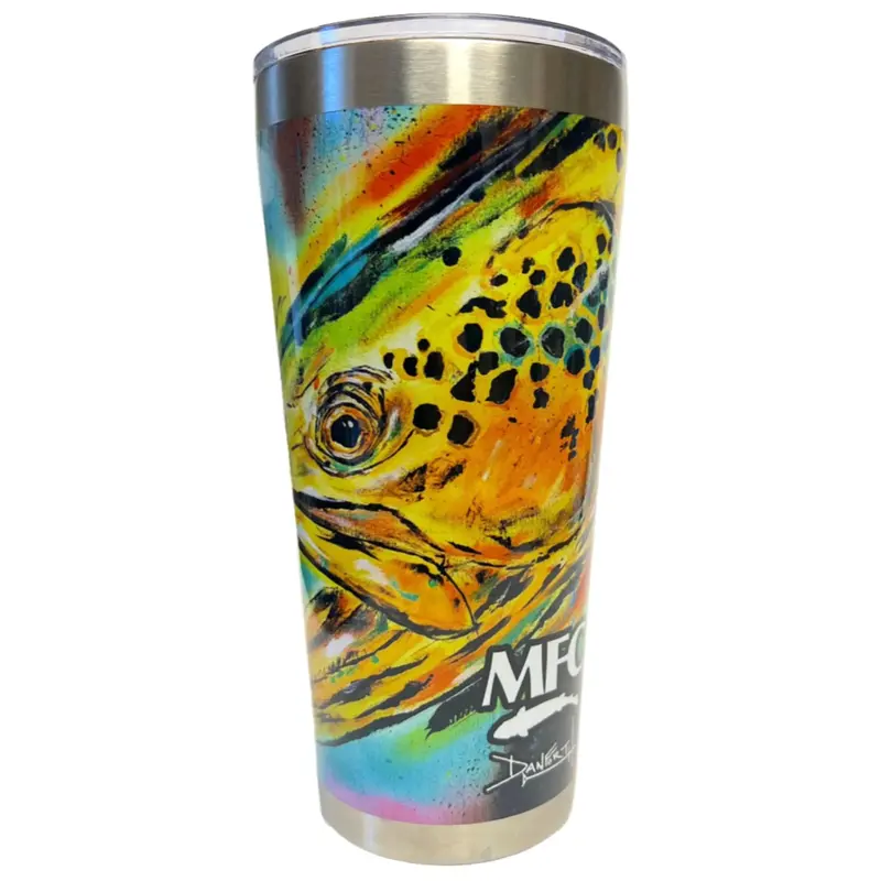 Mfc 20 Oz Chalice Tumbler – Danforth'S Brown Trout Edition 1