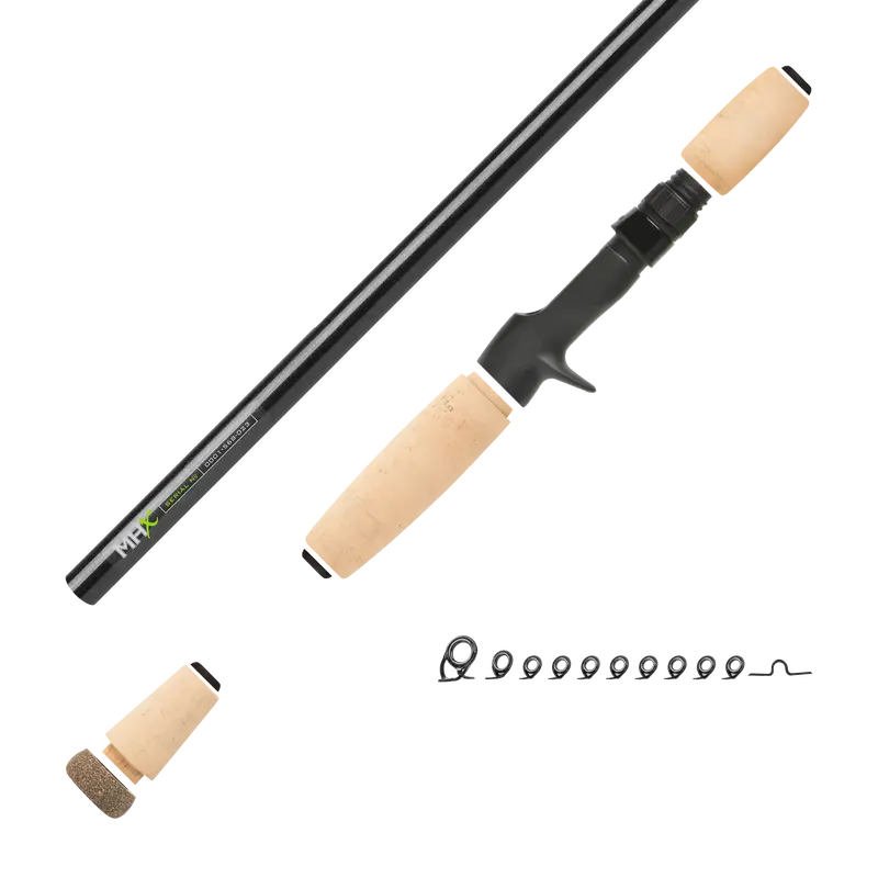 Mhx 7'3" Heavy Power Mag Bass Casting Rod Kit 5