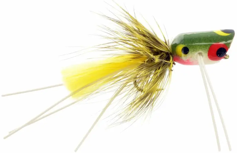 Micro Popper Fly – Realistic Frog Pattern 1