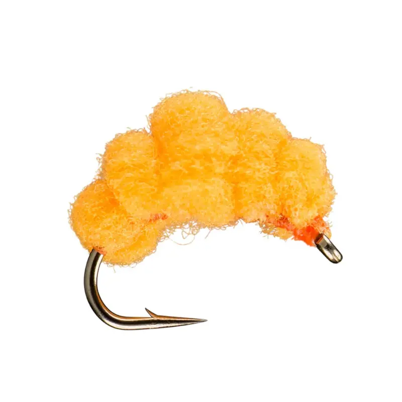 Micro Spawn Steelhead – Vibrant Orange Egg Pattern 1