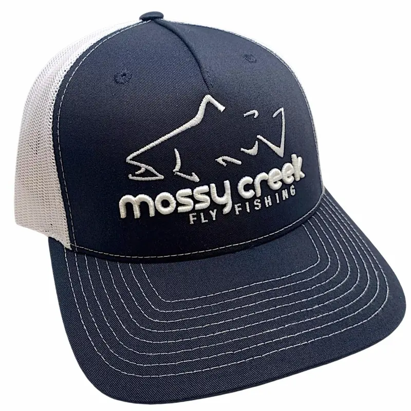 Mossy Creek Navy & White Logo Trucker Hat 1