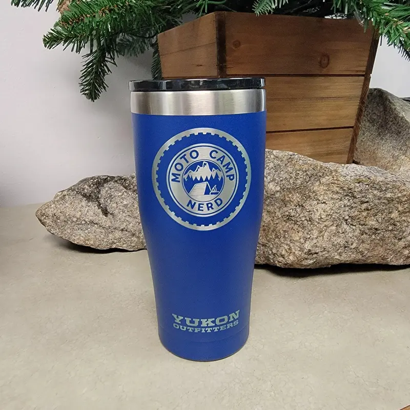 Moto Camp Nerd 20 Oz Double-Wall Insulated Tumbler 4