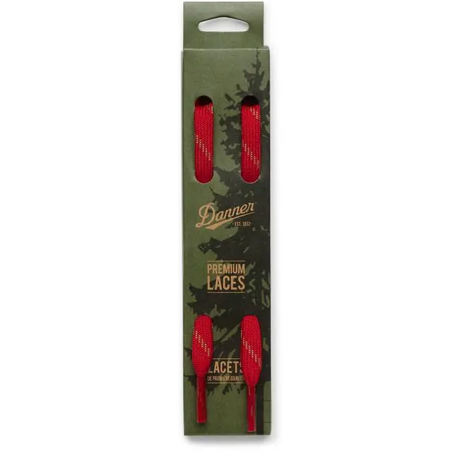 Mountain 600 Speckled Red Replacement Boot Laces 1