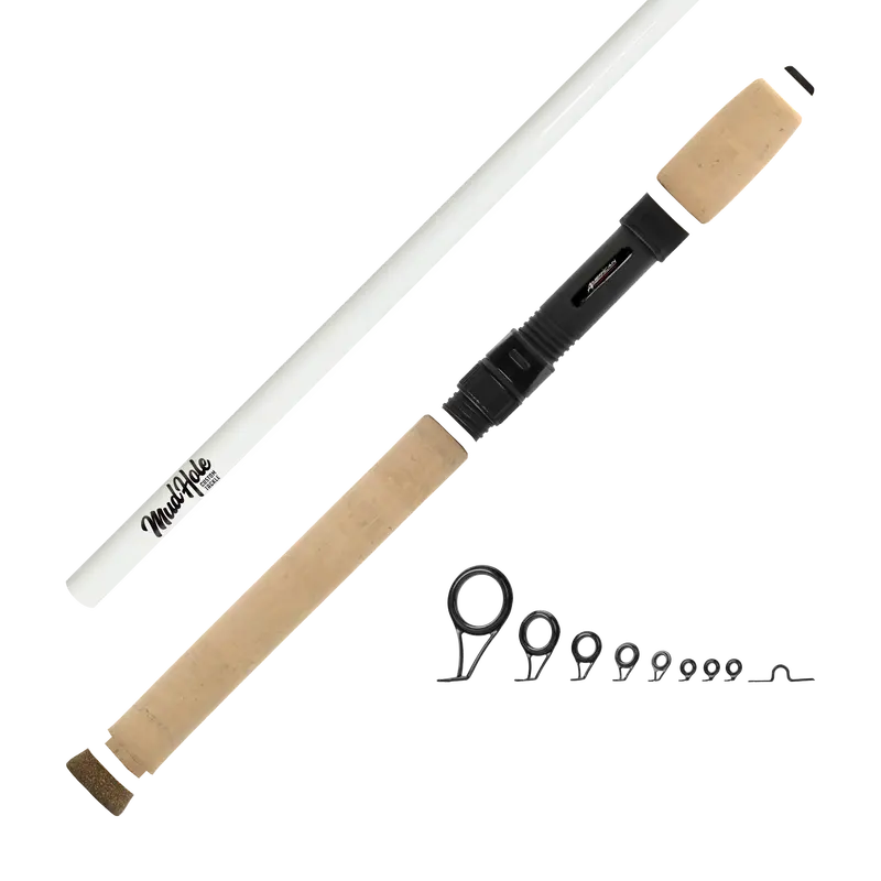 Mud Hole 7'0" Medium-Light 2-Piece Color Spinning Rod Kit 11