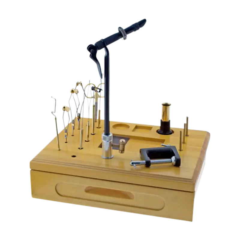 Mud Hole Fly Tying Station – Includes Vise And 11 Precision Tools 1