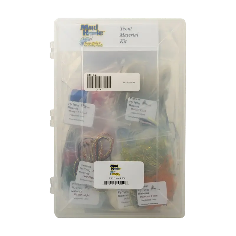 Mud Hole Trout Fly Tying Kit – Species-Specific Materials Set 1
