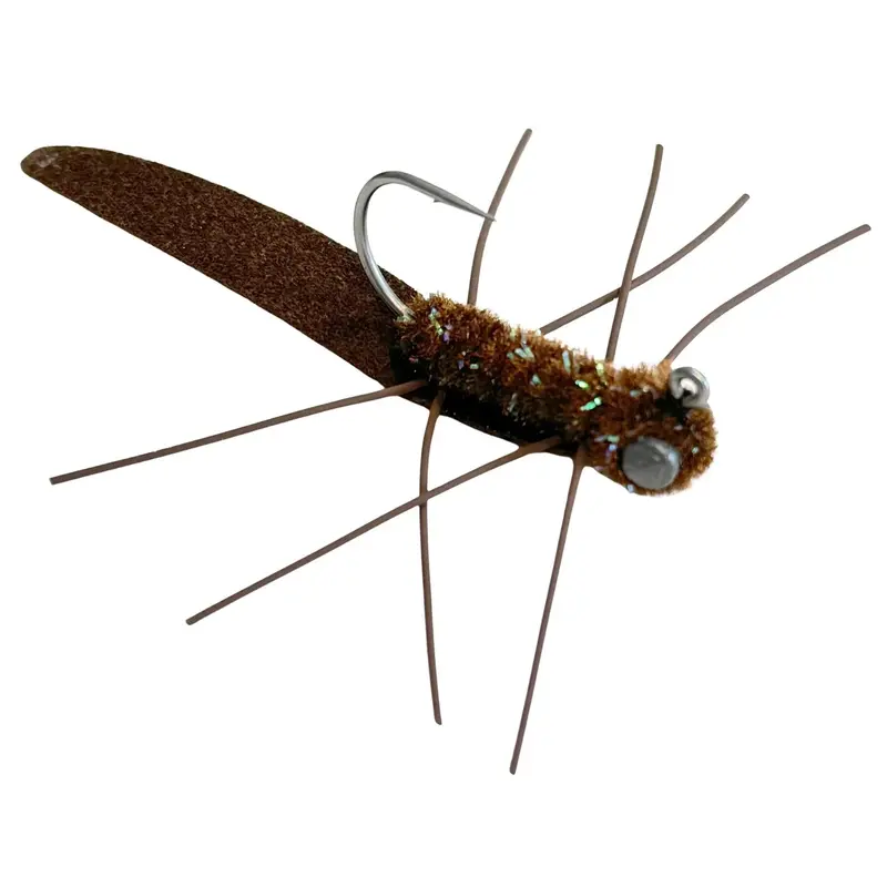 Ned Rig Fly – Brown Saltwater & Freshwater Variant 1