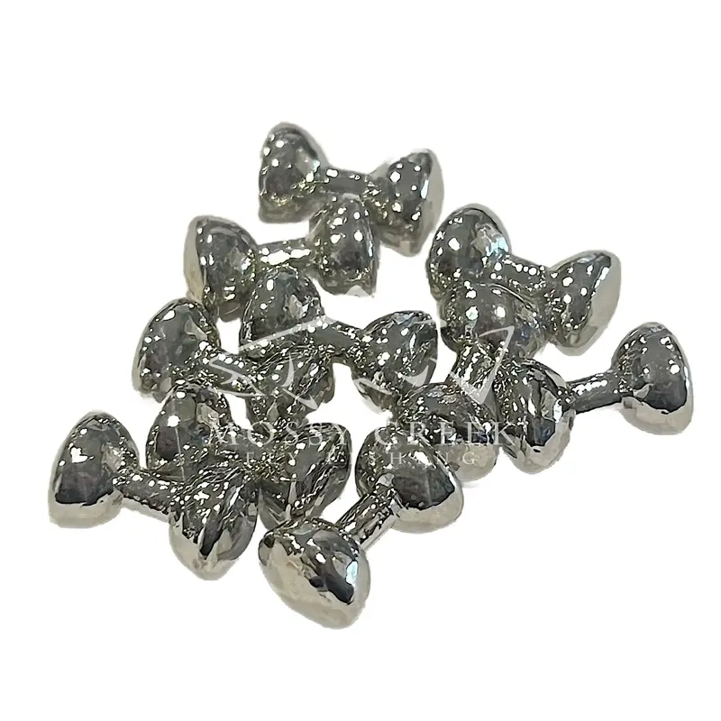 Nickel-Plated Lead Dumbbell Eyes For Fly Tying 1