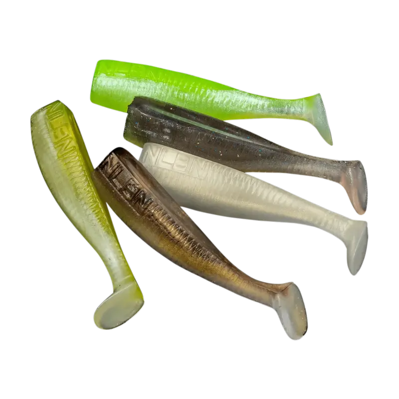 Nlbn Realistic Paddle Tail Soft Baits – Lifelike Swimming Action 1