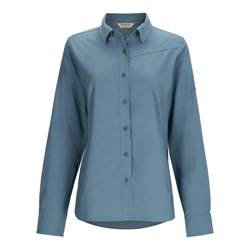 Orvis Women'S Isle Short-Sleeve Shirt – Neptune Blue 1