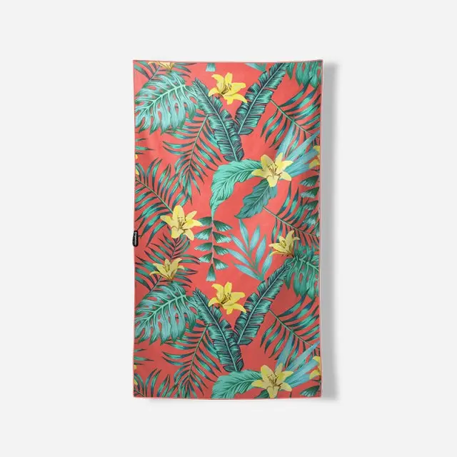 Palms Coral Ultralight Quick-Dry Towel 1